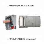 4pcs Thermal Printer Paper Rolls For FCAR F606 HD Scanner